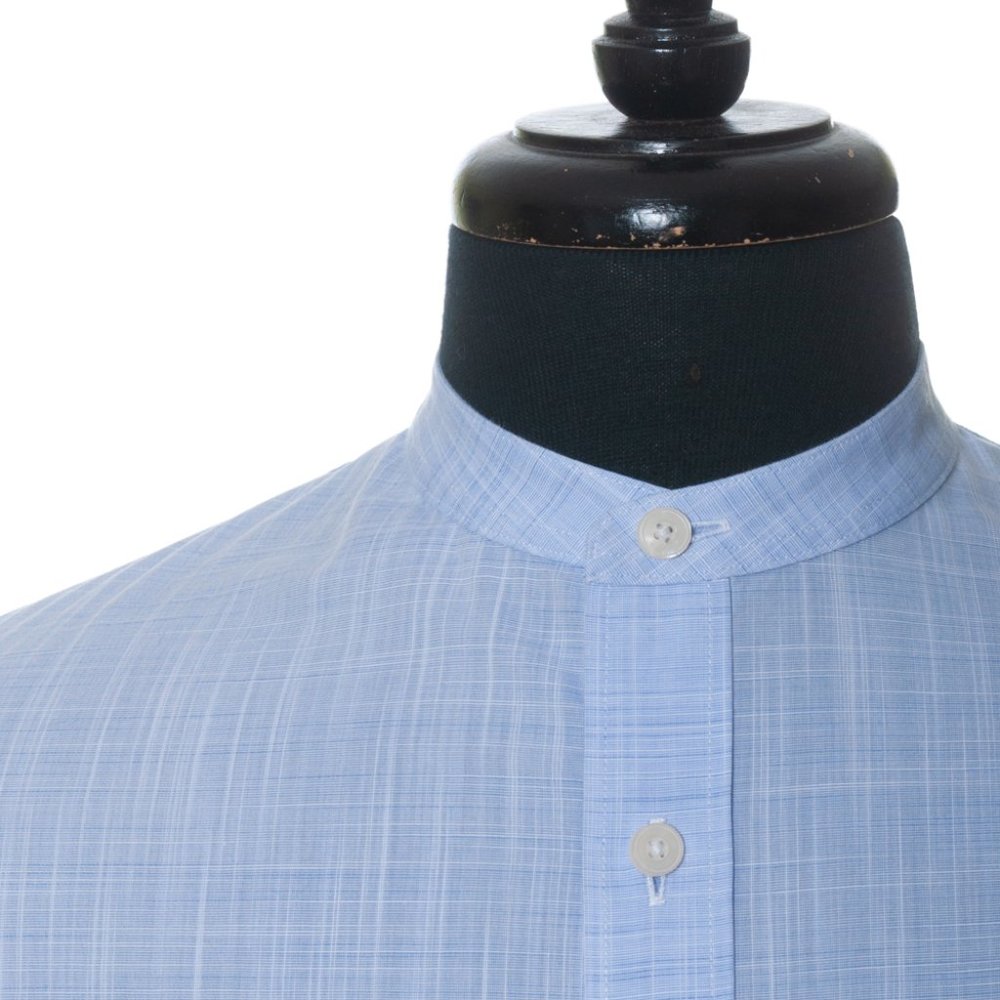 Light Blue Men's Shirt Untuckit XXL SLIMFIT